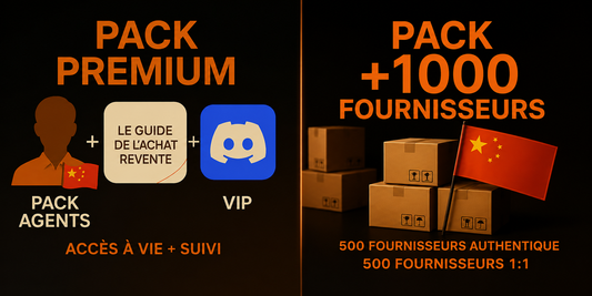 PACK PREMIUM + 1000 FOURNISSEURS